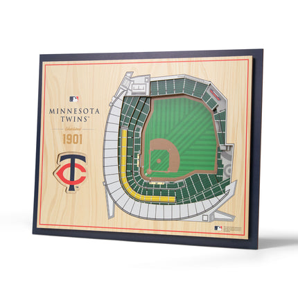 Minnesota Twins 5-Layer 3D StadiumView Wall Art