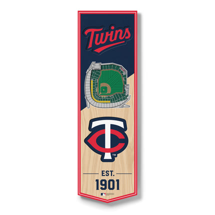 Minnesota Twins 3D Stadium 6x19 Banners