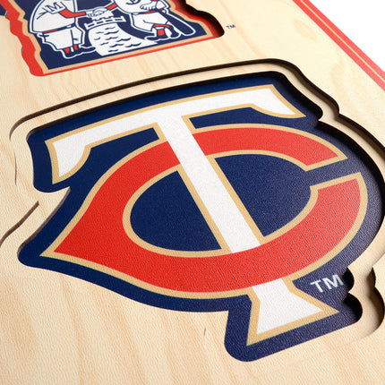 Minnesota Twins 8x32 3D Stadium Banner