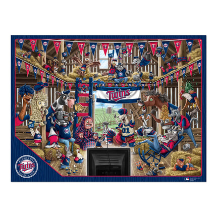 Minnesota Twins Barnyard Fans Puzzle - 500 PC