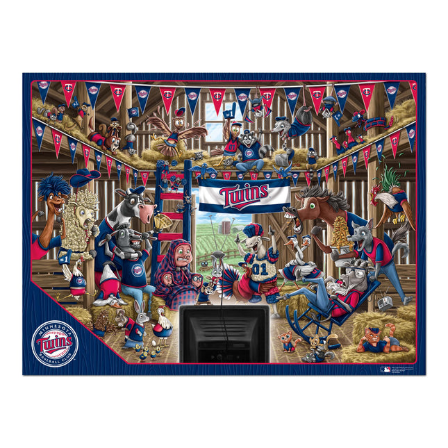 Minnesota Twins Barnyard Fans Puzzle - 500 PC