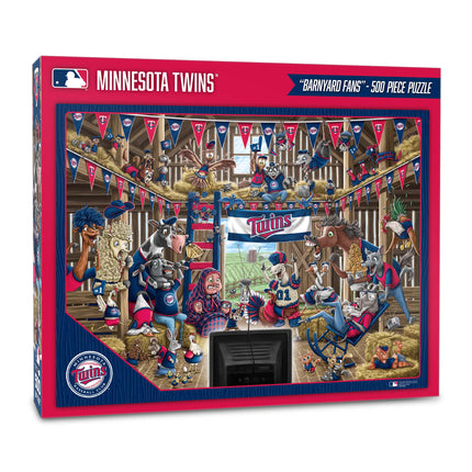 Minnesota Twins Barnyard Fans Puzzle - 500 PC