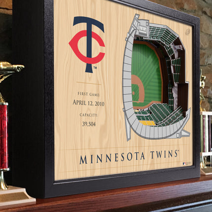Minnesota Twins 25 Layer Stadium Art