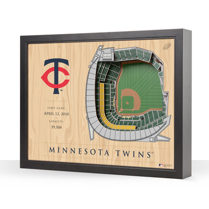 Minnesota Twins 25 Layer Stadium Art