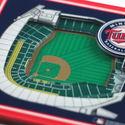 Minnesota Twins 3D Stadium View Coasters