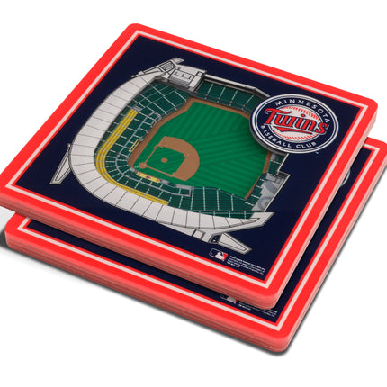Minnesota Twins 3D Stadium View Coasters
