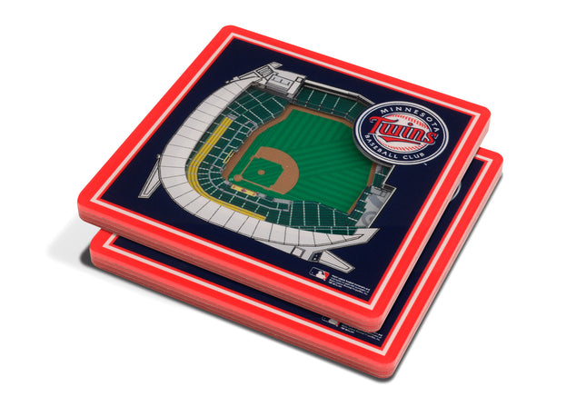 Minnesota Twins 3D Stadium View Coasters