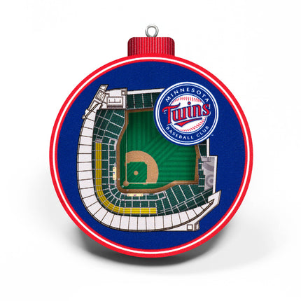Minnesota Twins 3D StadiumView Ornaments