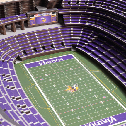 Minnesota Vikings 25 Layer Stadium Art