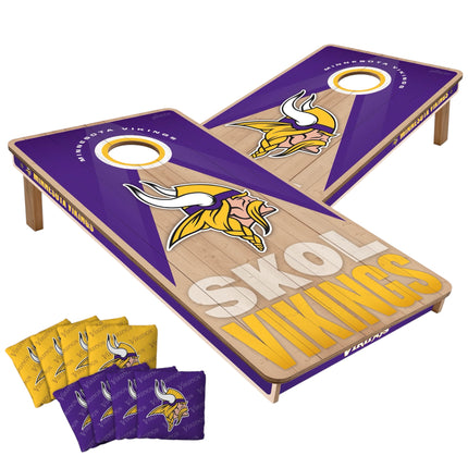 Minnesota Vikings Cornhole Boards 2x4 Slogan Series