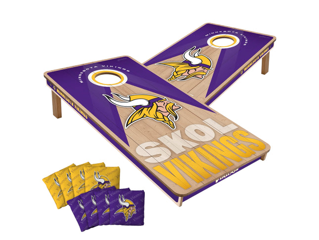 Minnesota Vikings Cornhole Boards 2x4 Slogan Series