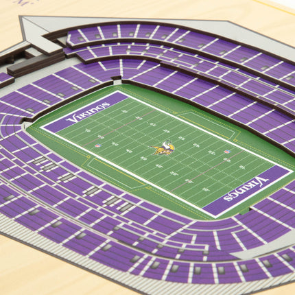 Minnesota Vikings 5-Layer 3D StadiumView Wall Art