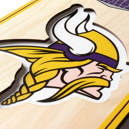 Minnesota Vikings 3D Stadium 6x19 Banners