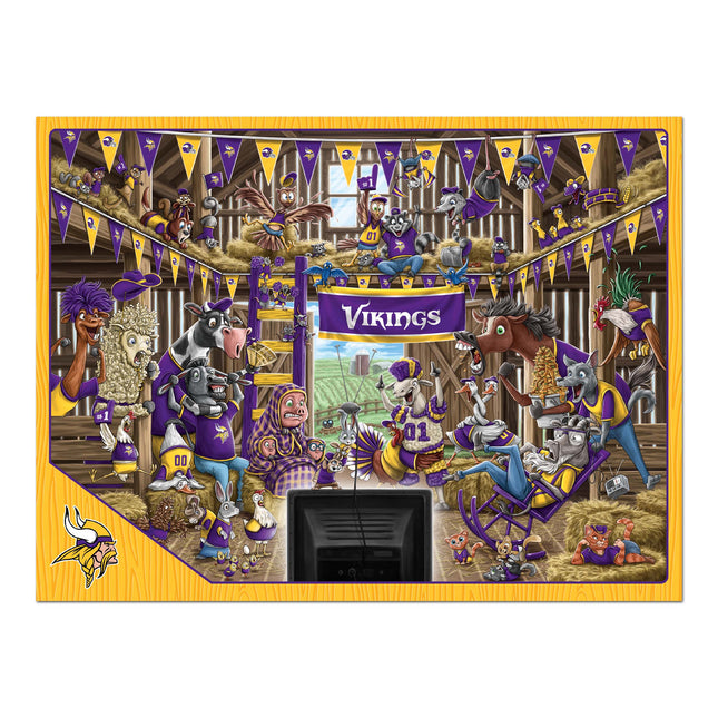 Minnesota Vikings Barnyard Fans Puzzle - 500 PC