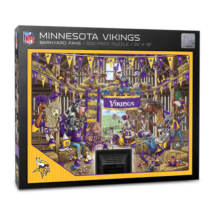 Minnesota Vikings Barnyard Fans Puzzle - 500 PC
