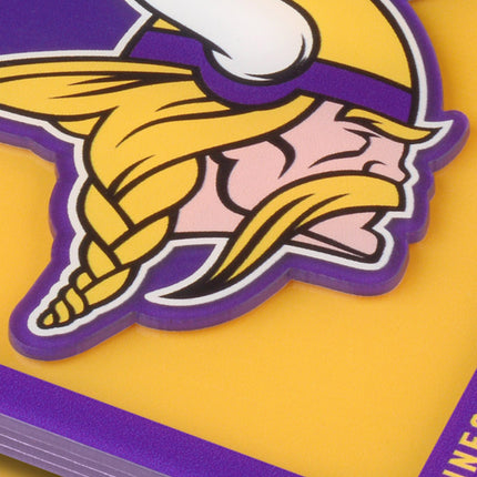 Minnesota Vikings 3D Logo Series Coasters
