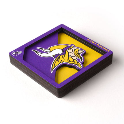 Minnesota Vikings 3D Logo Series Magnet