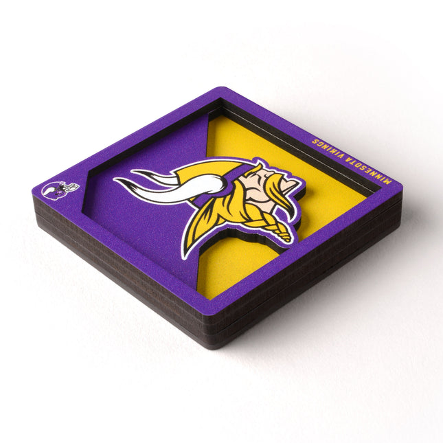 Minnesota Vikings 3D Logo Series Magnet