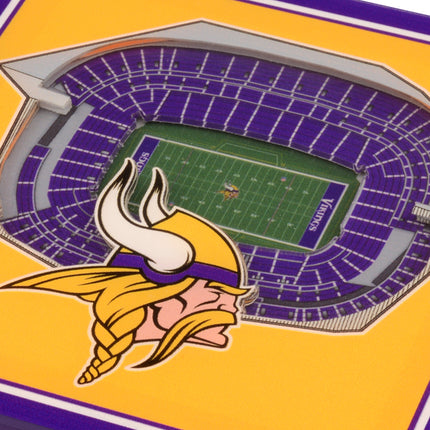 Minnesota Vikings 3D Stadium View Coasters