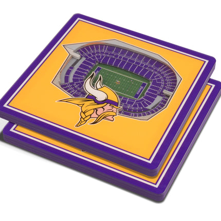 Minnesota Vikings 3D Stadium View Coasters