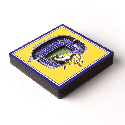 Minnesota Vikings 3D StadiumView Magnets