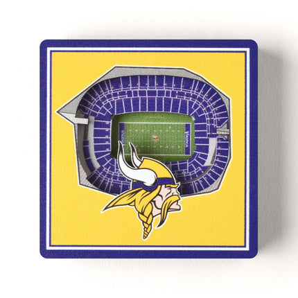 Minnesota Vikings 3D StadiumView Magnets