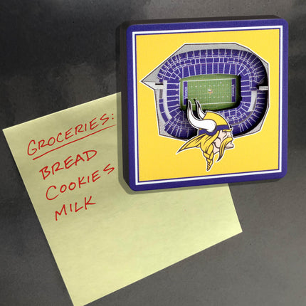 Minnesota Vikings 3D StadiumView Magnets