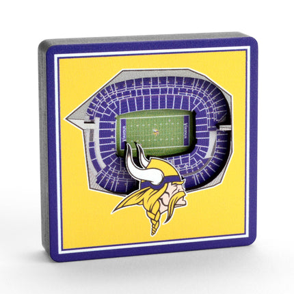 Minnesota Vikings 3D StadiumView Magnets
