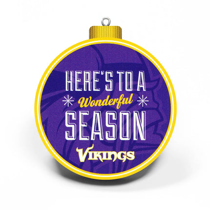 Minnesota Vikings 3D StadiumView Ornaments