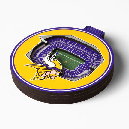 Minnesota Vikings 3D StadiumView Ornaments