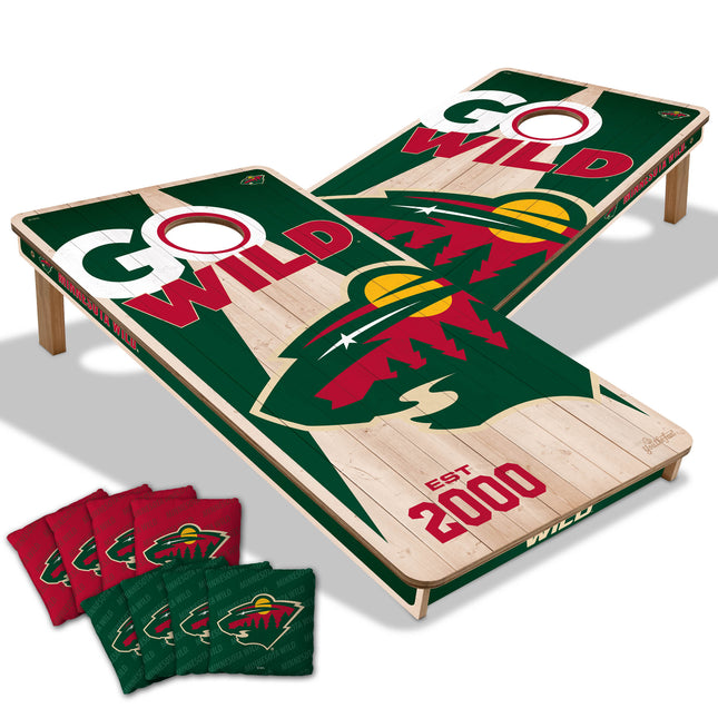 Minnesota Wild 2x4 Cornhole