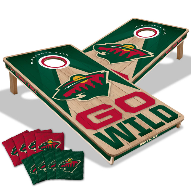 Minnesota Wild 2x4 Slogan Series Cornhole Boards