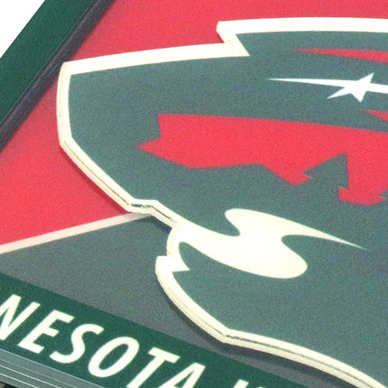 Minnesota Wild 3D Logo Series Coasters