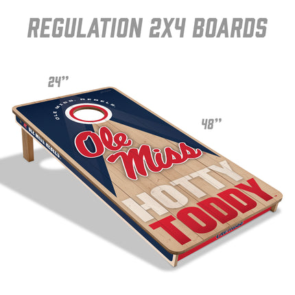 Ole Miss Rebels 2x4 Slogan Series Cornhole Boards