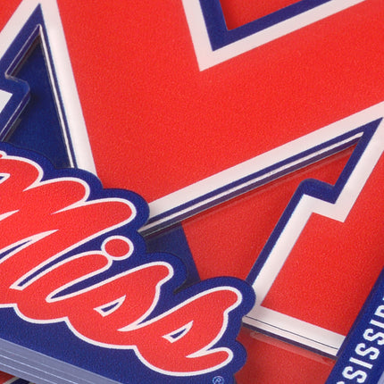 Ole Miss Rebels 3D Logo Series Coasters