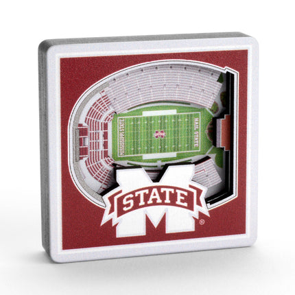 Mississippi State Bulldogs 3D StadiumView Magnets