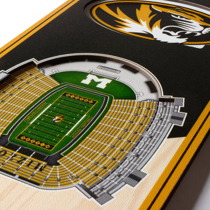 Missouri Tigers 3D Stadium 6x19 Banners