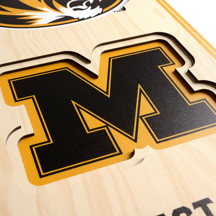 Missouri Tigers 8x32 3D Stadium Banner