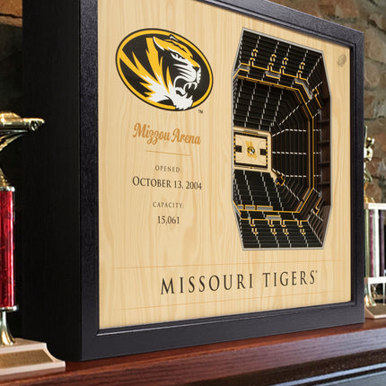 Missouri Tigers  25-Layer StadiumViews 3D Wall Art