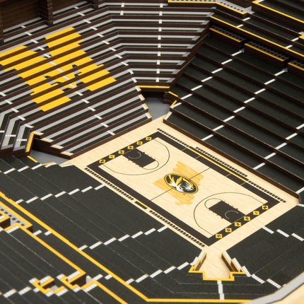 Missouri Tigers  25-Layer StadiumViews 3D Wall Art