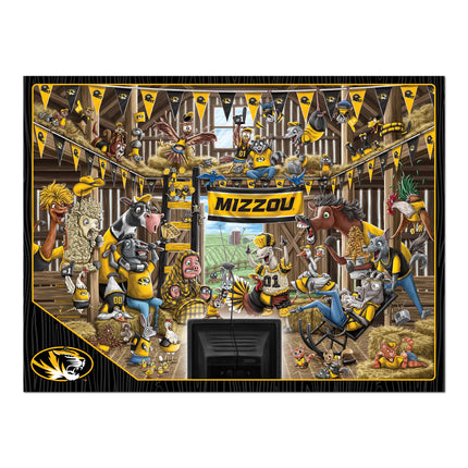 Missouri Tigers Barnyard Fans Puzzle - 500 PC