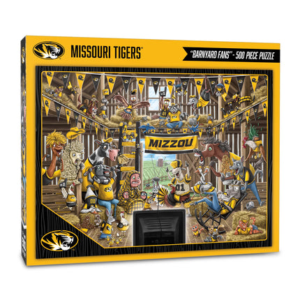 Missouri Tigers Barnyard Fans Puzzle - 500 PC