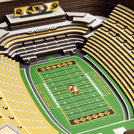 Missouri Tigers 25-Layer StadiumViews 3D Wall Art
