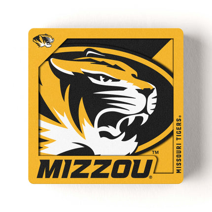 Missouri Tigers 3D Logo Series Magnet