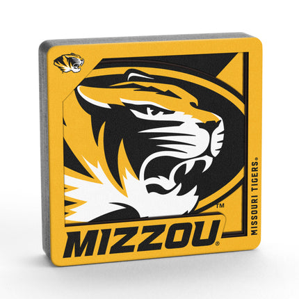 Missouri Tigers 3D Logo Series Magnet