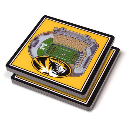 Missouri Tigers 3D Stadium View Coasters