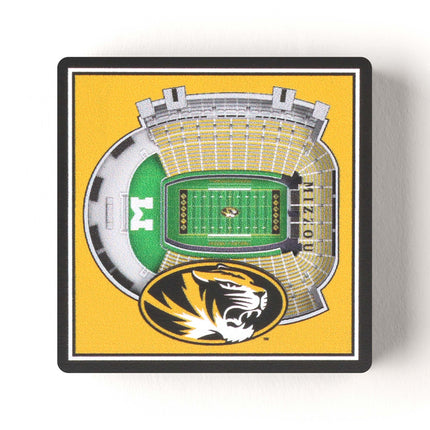 Missouri Tigers 3D StadiumView Magnets