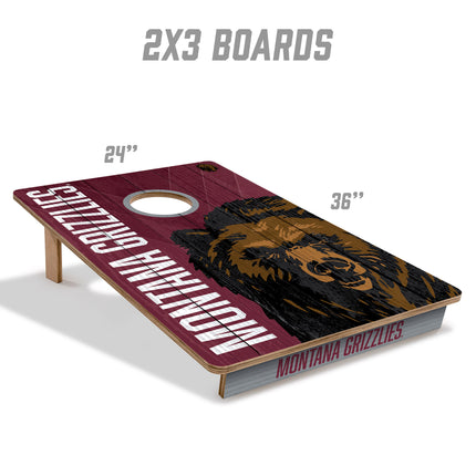 Montana Grizzlies 2x3 Cornhole