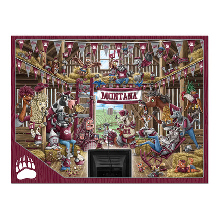 Montana Grizzlies Barnyard Fans Puzzle - 500 PC