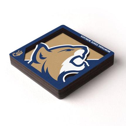 Montana State Bobcats 3D Logo Series Magnet